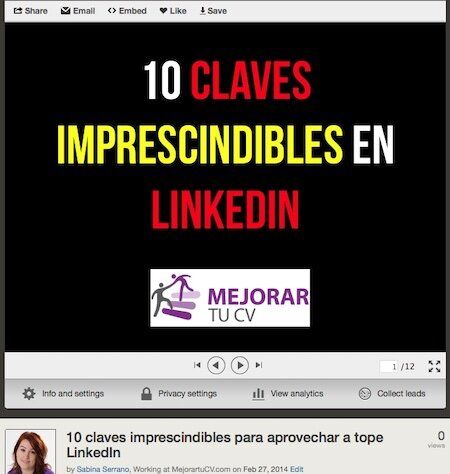 Presentación de Slideshare